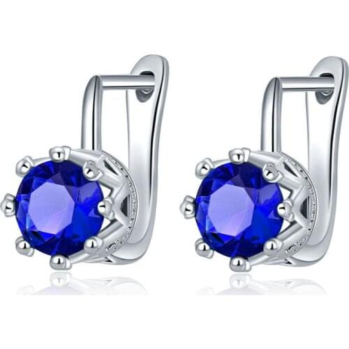 ZSLBS New Trendy Hoop Earrings For Women Cubic Zirconia Crystal Piercing Earing Wedding Party Fine Jewelry Gift Pendientes Mujer