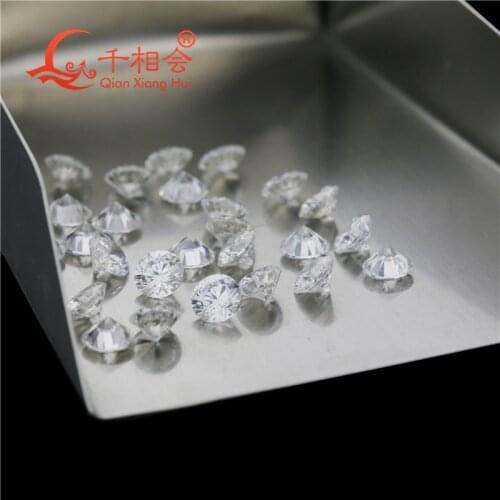 AAA 3.25-7mm Round Brilliant Cut 8 hearts and 8arrows White color Synthetic Cubic Zirconia Loose CZ Stone