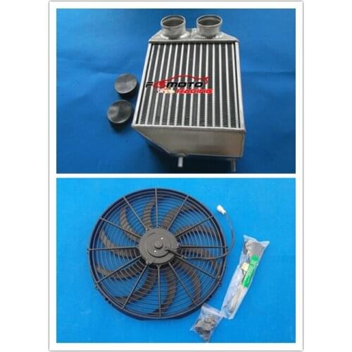 Full Aluminum oilcooler + FAN For 5" Side Mount Renault 5 R5 GT Turbo