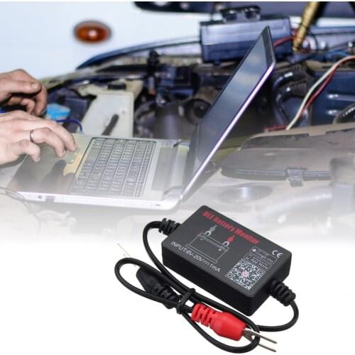 Car Real Time Car Battery Tester Monitor Analyzer Diagnostic Tool Test Automotive Charger Car Cranking Charging Circut Tester
