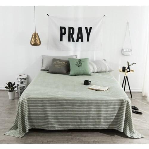 LISM 1 pcs 100% cotton mattress cover, four corners with elastic sheets 1.2 m 1.5 bed 1.8 m bed 2.0 m