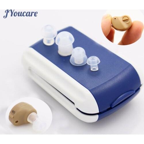 JYoucare Sound In-ear Amplifier Super MINI Hearing Aid Aids device Adjustable Tone personal ear care tools For The Elderly deaf