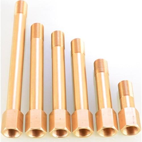 Brass Fitting 1/8"1/4"3/8" BSP Male To Female Change Coupler Straight In Connector Adapter 50mm75mm100mm125mm150mm Length