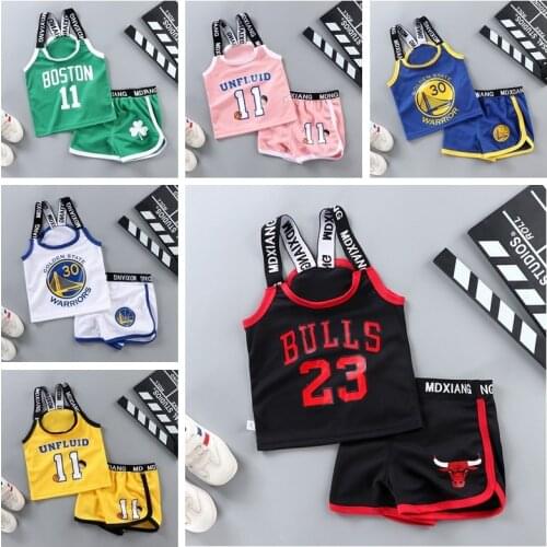 Summer Thin Kids Tracksuit 2021 Boys And Girls Breathable Sport Suit Children Clothes Kids Vest Shorts 2 Piece Set