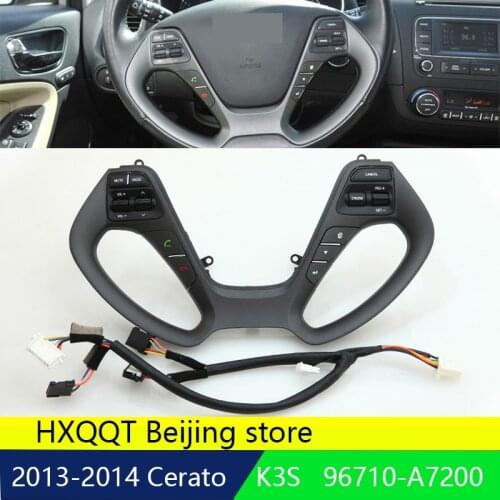 For FORTE / CERATO K3/K3S Car 2014-2016 Multifunction steering wheel buttons Cruise buttons With Bluetooth button