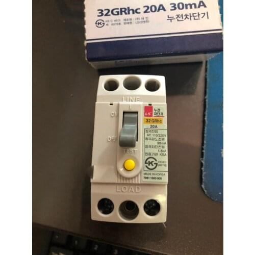 New and original breaker 32GRHC 2P 20A 30MA