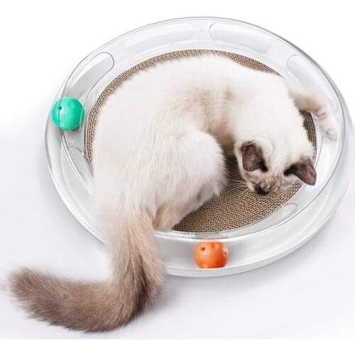 PETKIT Cat Toy Cat Scratching Board Corrugated Paper Cat Grinding Claw Board Cat Toy Cat Furniture Cat Supplies Cat Accessories