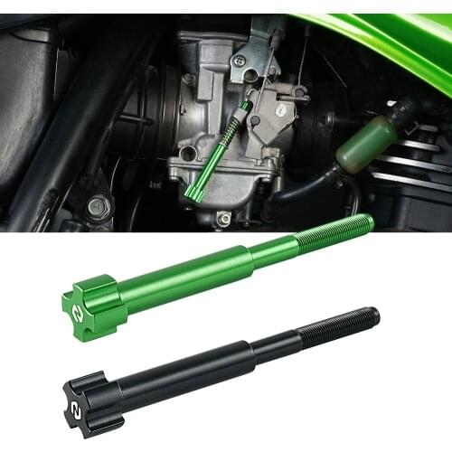 Throttle Plate Fast Idle Solenoid Round Head Plunger Screw Bolt For Kawasaki KLR 650 KLR650 2008-2018 2009 2010 2011 2012 2013