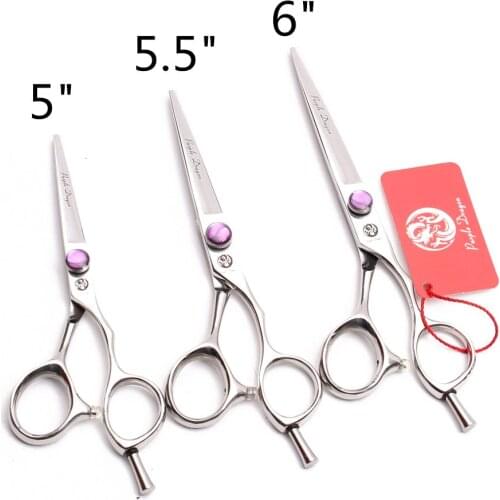 5" 5.5" 6" 440C Straight Scissors Thinninng Shear Salon Hair Scissors Barber Shears Professional Hairdressing Scissors Set Z9014