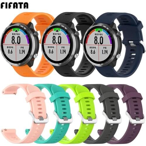FIFATA For Garmin Venu Watch Smart Silicone Replacement Watch Band For Garmin Vivoactive 3 Strap For Forerunner 245/645 Bracelet