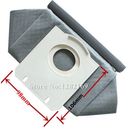 2 pieces Vacuum Cleaner Bag Cloth Dust Bags for philips FC5122 FC5125 FC5126 FC5128 Vacuum Cleaner Parts