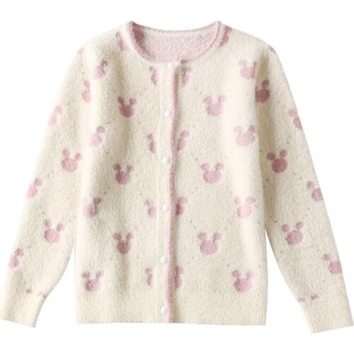 Woven Outfits For Knitted Baby Autumn Winter Cardigan Girls Warm Sweater Dress Top Female Child Clothes Clothing Baby Point Kids
