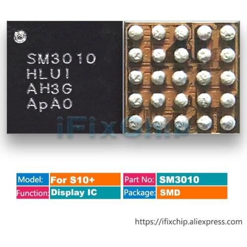 10pcs/Lot New SM3010 For samsung S10+ S10 A10 A50 A305 Display LCD IC Chip