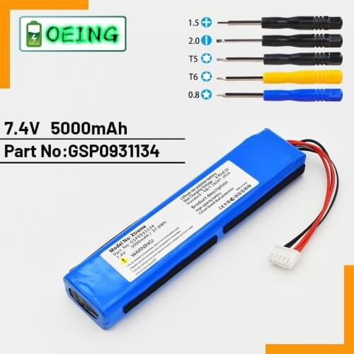 2021 NEW Wonkegon 10000mah 37.0wh battery for JBL xtreme1 extreme Xtreme 1 gsp0931134 battery tracking number