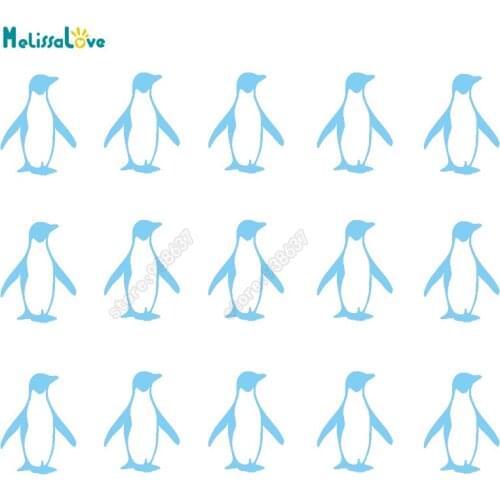 48/set Small penguin Sticker Animal Decal Nursery Decoration Theme Party Invitation Seal Removable Vinyl Wall Stickers B365
