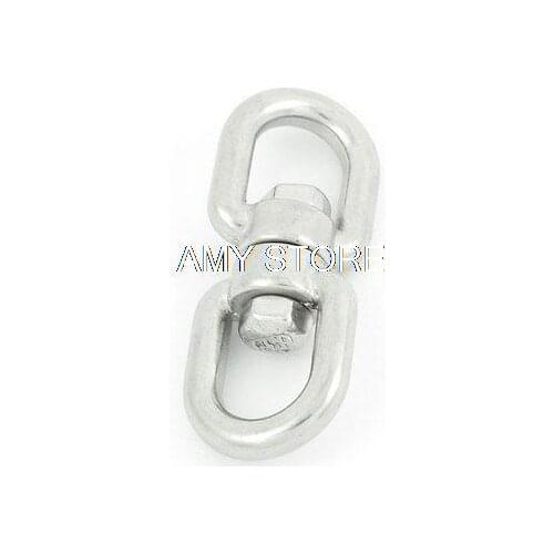 6mm Thickness Double D Shape Aluminum Eye Swivel Hook Hardware New