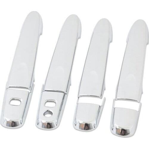 For TOYOTA Rush 8PCS ABS Chrome Car Door Handle Bowl Protector Cover Trim Molding ABS Car Styling Accessories