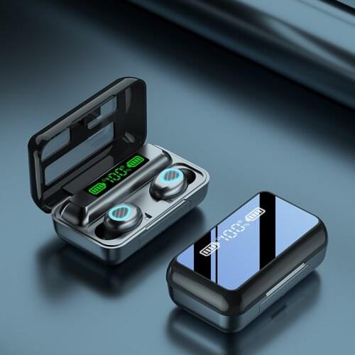 TWS Wireless Headphone Stereo Sport Bluetooth 5.1 Earphone Touch Mini Earbuds Bass Headset with 2000mAh Charging Box For Phone