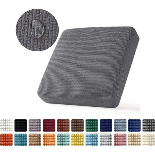 Solid Color WaterProof Protector Jacquard Sofa Cushion Cover Corner Sofa Seat Cushion Slipcover Chair Couch Cover 1/2/3/4seat