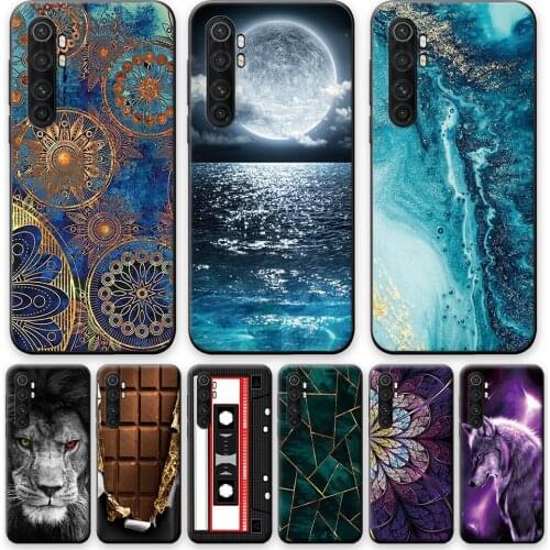 For Xiaomi Mi Note 10 Lite Case For Xiaomi Mi Note 10 Lite Silicone TPU Soft Phone Case For Xiaomi Mi Note10 Lite Matte Cover