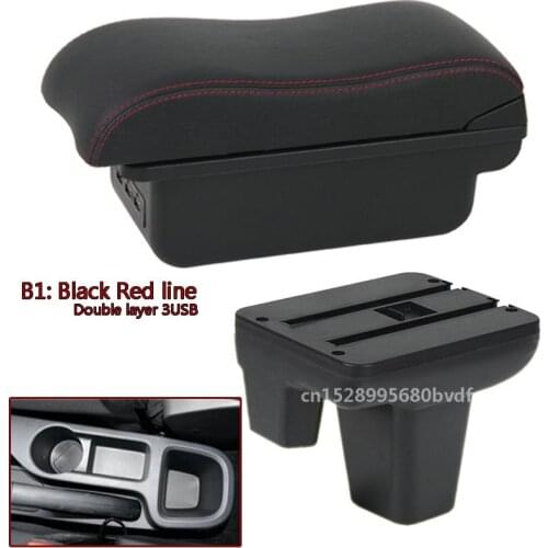 For Morris Garages MG3 mg3 armrest box central Store content Storage box with cup holder ashtray USB interface products