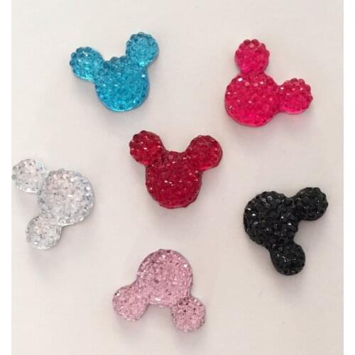 HOT 90PCS Resin Mouse flatback Scrapbooking for phone/Wedding decoration craft C45*3