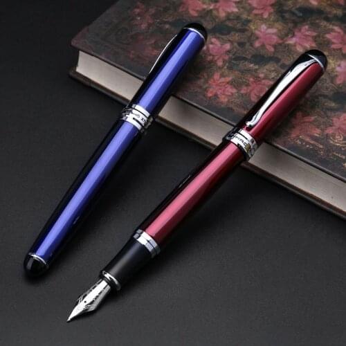 Jinhao X750 Luxury Mens Fountain Pen Business Student 0.5mm Extra Fine Nib Calligraphy Office Supply Writing Tool