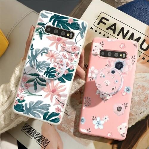 Stand Holder Case For Samsung Galaxy S20 FE A21S A50 S8 S9 S10 Note 20 Ultra 10 Lite Plus A71 A51 A70 A21 S A31 A41 A10 TPU Case