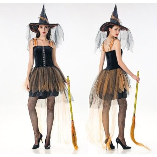 Halloween coplays costume adult vampire horror bat witch adult fancy dress party costume suitable for any figure