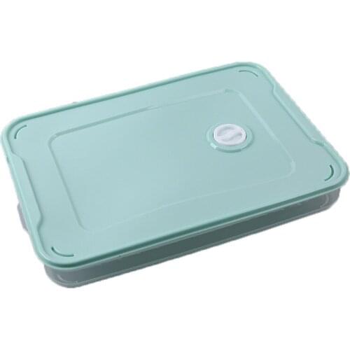 Kitchen Fresh Storage Box Vegetable Fruit Refrigerator Organizer Large Capacity Transparent Food Container Stackable Storage Bin