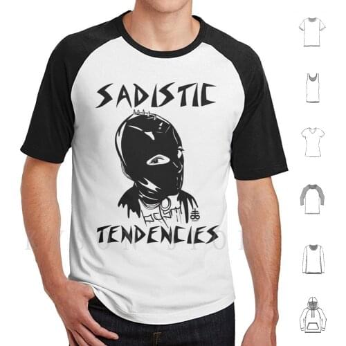Sadistic Tendencies T Shirt Cotton Men Diy Print Sadist Bdsm Kink