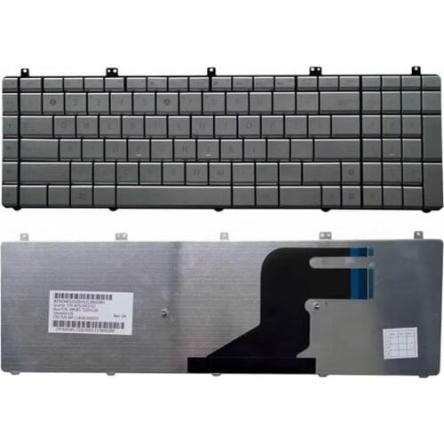 NEW US Layout Silver English Laptop Keyboard For Asus series N55 N55S N55SF N55SF