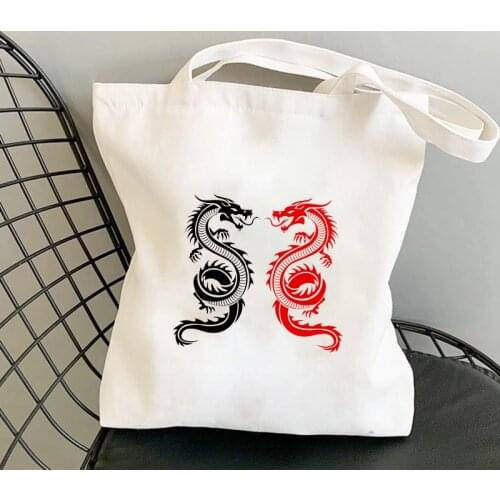 2021 New Womens Harajuku Style Shopper Bag Stylish Canvas Shopping Handbag Ladies Casual Tote Bags Shoulder Bag Female