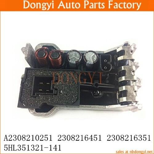 New Blower Motor Resistor Regulator OE NO. A2308210251 2308216451 2308216351 5HL351321-141
