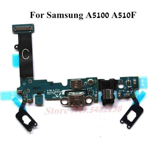 Original USB Charging Dock Port Flex cable For Samsung A5100 A510F Charger plug board connector replacement Parts