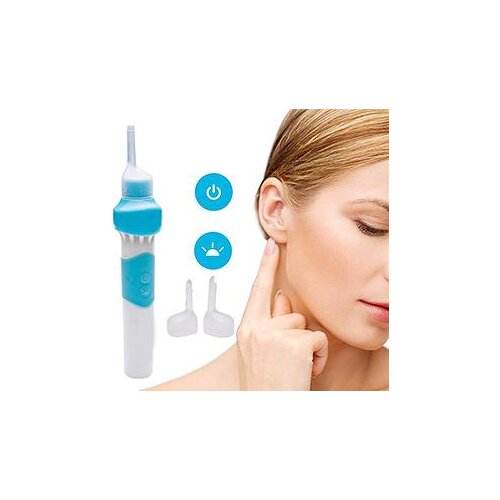 Protable Electric Children Adult Safe Ear Cleaner Machine Ear Wax Pick Removal Cleaning Tool Earpick with LED Light Ear Care