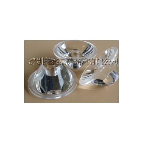 Wholesale-High Power LED Lens 36MM smooth lens 15 degrees optical lens 1W 3W Reflector Collimator