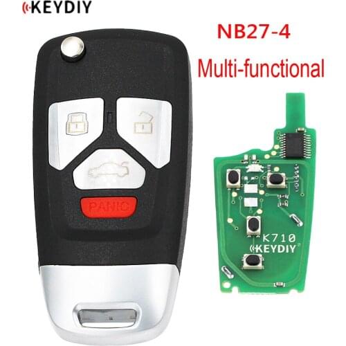 1PC, NB26-4 NB Series Universal Multi-fuctional Remote Control for KD900/URG200 Key Programmer (5 functions Chips in 1 Key)