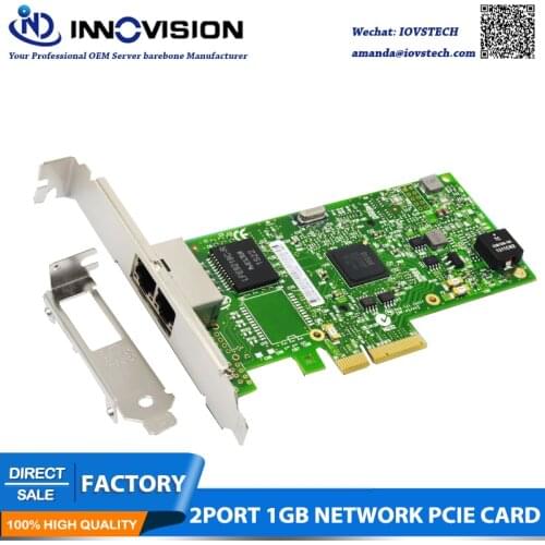 High stability PCIE intel I350 AM2 dual Gigabit LAN server NIC Gigabit Ethernet port Expansion Card