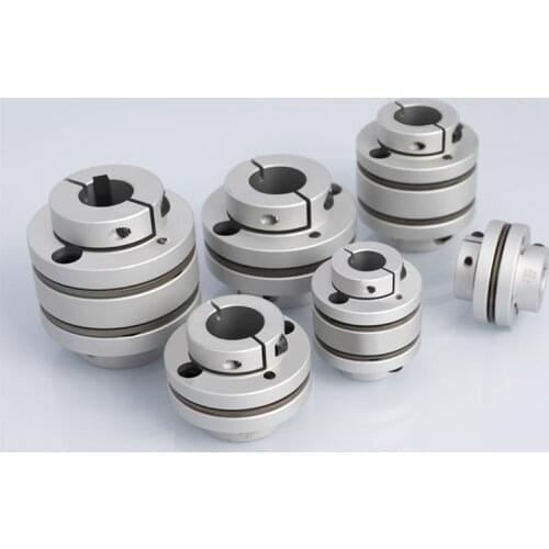 1pcs 10~22mm Stepped Single Membrane Diaphragm Flange Coupling Coupler Motor Connector Sleeve LK3-C56