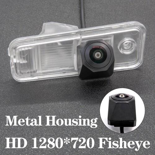 HD 1280*720 Fisheye Metal Housing Car Rear View Camera For Hyundai Santa Fe DM 2012~2016 Hyundai Grandeur TG 2005~2011