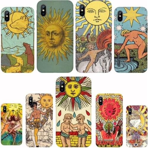 Tarot Phone Case For iphone 12 5 5s 5c se 6 6s 7 8 plus x xs xr 11 pro max