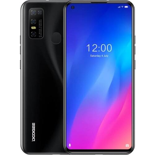 Doogee N30 Smartphone Full Netcom 6.55" HD+ Screen 16MP Quad Rear Cameras MT6762V 4GB 128GB 4180mAh Android 10 Mobile Phone