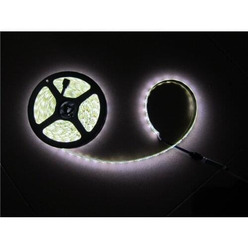 5m Double Color 5050 LED Strip Non/ Waterproof IP65 DC 12V White 6000k + Warm White 3000K LED Roll Light 60LED/m