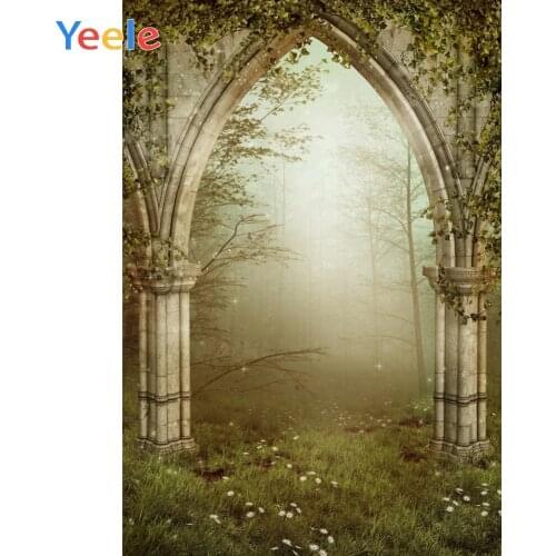 Yeele Vintage Pillar Gate Wild Woods Photography Backdrop Gift Photographic Studio Photo Background Decorations Prop