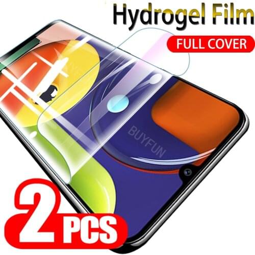 2PCS Hydrogel Film For Samsung Galaxy A51 4G/5G A50 A50S Screen Protector Samsang A 51 50 50S Full Cover Safety Films Not Glass