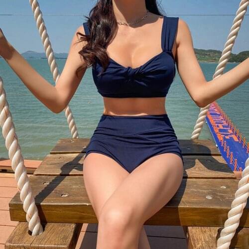 Summer Push Up Slim Backless High Waist Padded Bikini Set Swimsuit Beachwear for Swimming Fashion Swimwears Women Clothing 2021