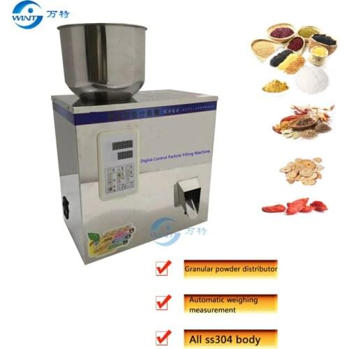 Granules Filling Machine Coffee Spices Tea Weighing Machine Grain Medicine Seed Fruit Salt Packing Machine Powder Filler