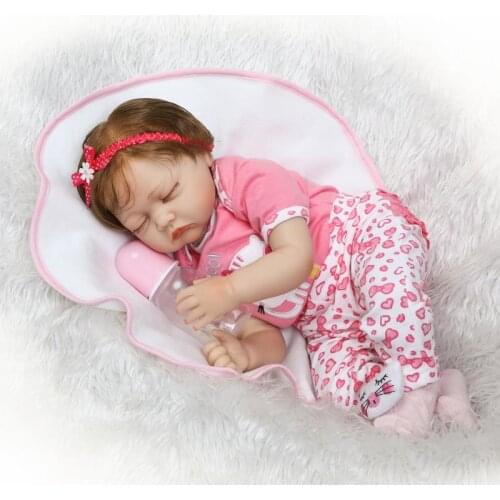 55cm Soft Body Silicone Reborn Baby Dolls Toy for Sale Best Gift for Girl Kid Girls Newborn Babies Children Christmas Gifts
