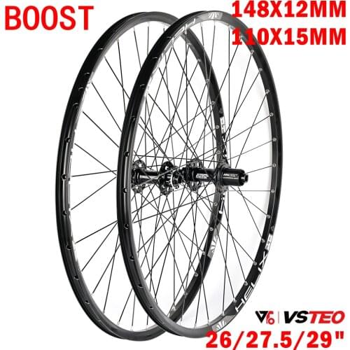 VSTEO Mountain Bike Wheel Set BOOST Hub Barrel Shaft 26/27.5/29 Inch 8/9/10/11/12 Speed 110x15 148x12MM Micro Spline 6 Claws